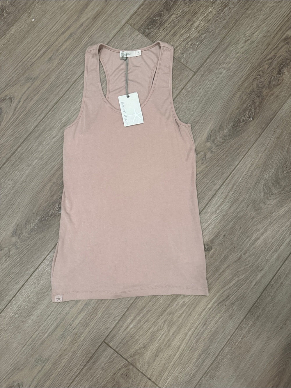 Barefoot Dreams Blush Ribbed Tank Top